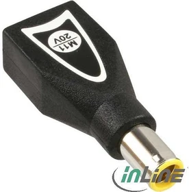 InLine Wechselstecker M11 für IBM, Lenovo auf Universal-Netzteile, schwarz (26611C)