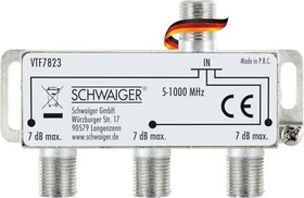 Schwaiger 3-fach Verteiler 7dB