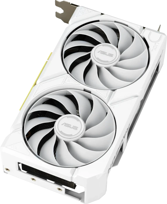 ASUS Dual Radeon RX 9060 XT White Edition, DUAL-RX9060XT-16G-WHITE, 16GB GDDR6, HDMI, 2x DP