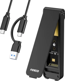 Fideco NVME SSD Enclosure Case, USB-C 3.1