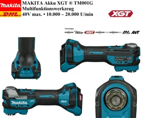 Makita TM001GZ Akku-Multifunktionswerkzeug solo