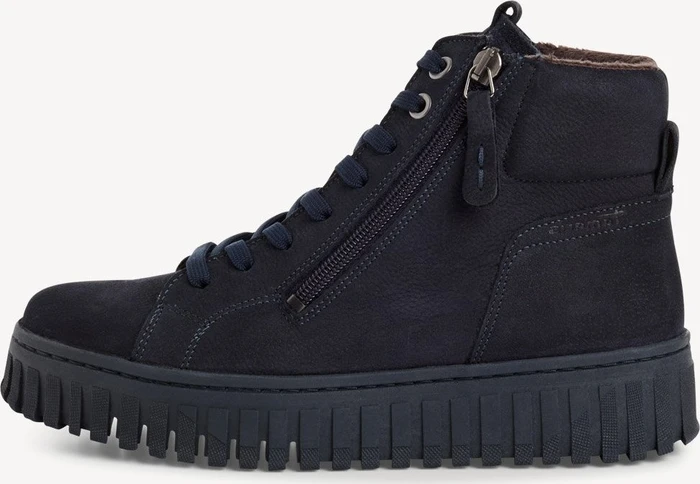 Tamaris Essentials Leder Stiefelette blau (Damen)