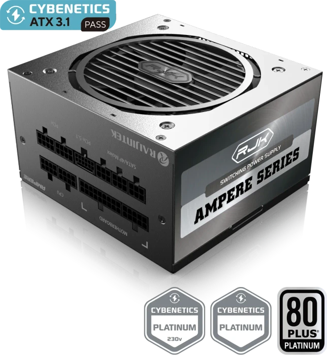 Raijintek AMPERE 1200 BLACK 1200W, ATX 3.1
