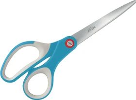 Leitz Cosy Titan Büroschere, Universalschere/Papierschere, Rechtshänder, 205mm, blau/weiß