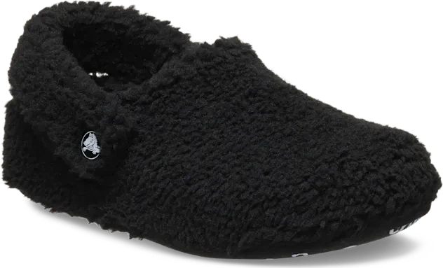 Crocs Classic Cozzzy Slipper schwarz (Junior)