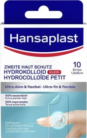 Hansaplast Zweite Haut Schutz Pflaster klein,  1.9 x 6cm,    10 Stück