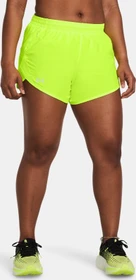 Under Armour Fly By 8cm Hose kurz high vis yellow/reflective (Damen)