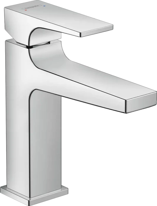 Hansgrohe Metropol Waschbeckenarmatur 110 mit Push-Open Ablaufgarnitur chrom