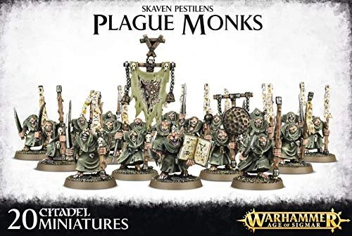 Games Workshop Warhammer Age of Sigmar - Skaven - Plague Monks