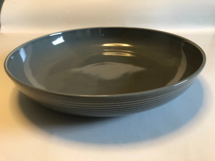 Seltmann Weiden Beat Color Glaze Bowl 28.2cm perlgrau