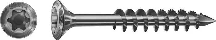 Spax BLAX Edelstahl rostfrei A2 T-STAR plus T20 Fassadenschraube, 4.5x50mm, 200 Stück