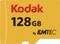 Kodak 580X R85/W20 128GB Kit, UHS-I U1, Class 10 Vorschaubild