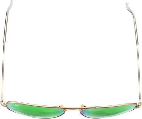 Ray-Ban RB3025 Aviator Flash Lenses 62mm gold/flash green