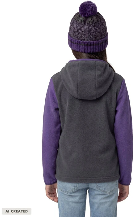 Vaude Pulex II Hooded Fleece Funktionsjacke deep plum (Junior)