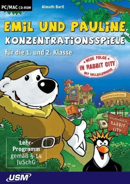 USM Junior: Emil und Pauline: Konzentrationsspiele für die 1. und 2. Klasse (PC/MAC)
