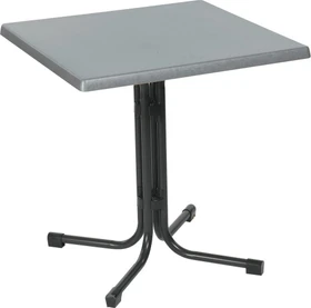 acamp Piazza Gartentisch 70x70cm anthrazit/inox