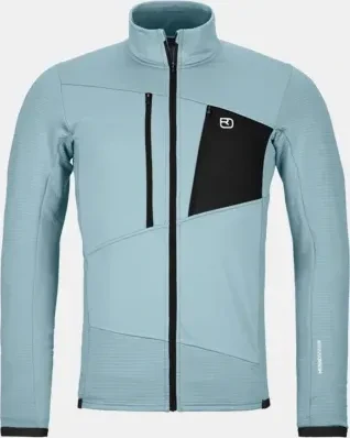 Ortovox Fleece Grid Funktionsjacke glacier grey (Herren)