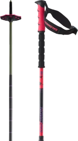 Salomon Steep Pro Vario S3 Alpin Skistock black/red/pansy (Modell 2026/2027)