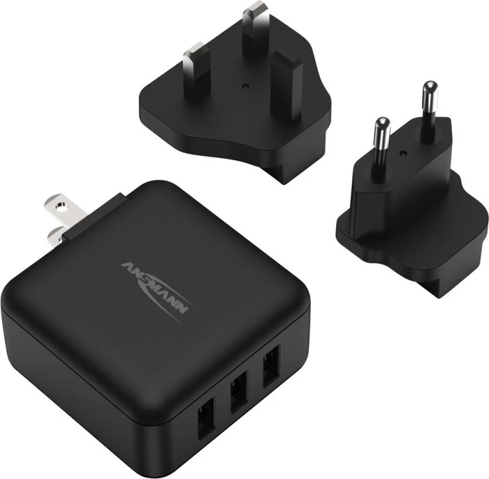 Ansmann Travel Charger TC315 15W 3-Port schwarz