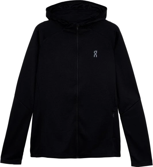 On Climate Zip Hoodie Laufjacke schwarz (Damen)