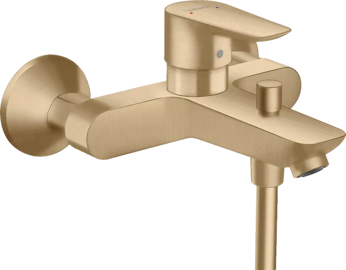 Hansgrohe Talis E Einhebel-Wannenmischer Aufputz brushed bronze