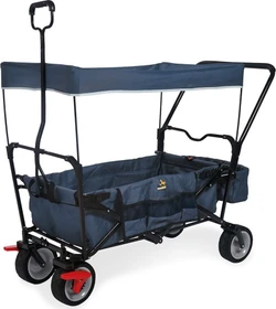 Pinolino Paxi dlx Comfort mit Bremse Klapp Bollerwagen marineblau
