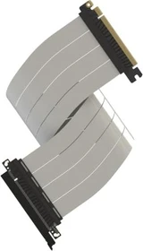 LinkUP AVA5 v2 Riser Kabel, gerade, PCIe 5.0, 500mm, weiß