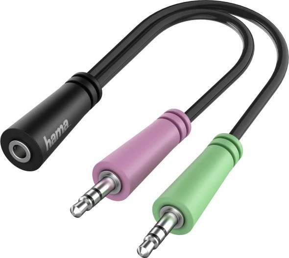 Hama Audio-Adapter, 2x 3.5mm