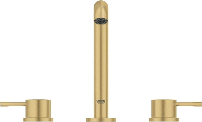 Grohe Essence 3-Loch Waschbeckenarmatur 1/2" M-Size mit Ablauffernbedienung cool sunrise gebürstet