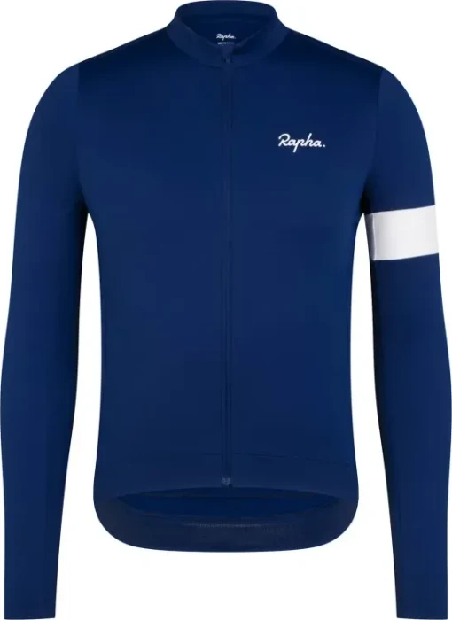 Rapha Core Thermal Trikot langarm navy/white (Herren)