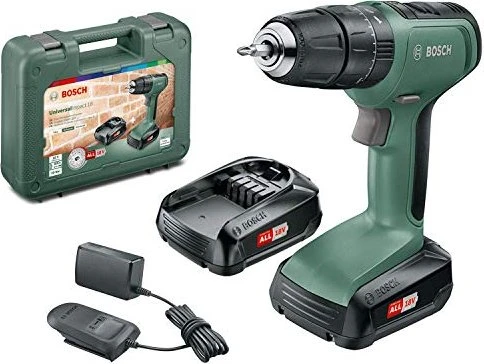 Bosch DIY UniversalImpact 18 Akku-Schlagbohrschrauber inkl. Koffer + 2 Akkus 1.5Ah