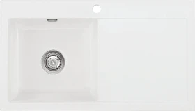 systemceram Mera 90 F Einbau Becken links polar