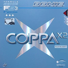 Donic Coppa X2 Platin Soft Belag