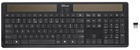 Trust Helios Wireless Solar Keyboard, USB, DE
