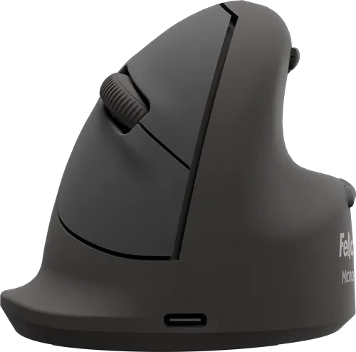 Fellowes Breyta Plus Vertical Mouse, large, schwarz, USB/Bluetooth
