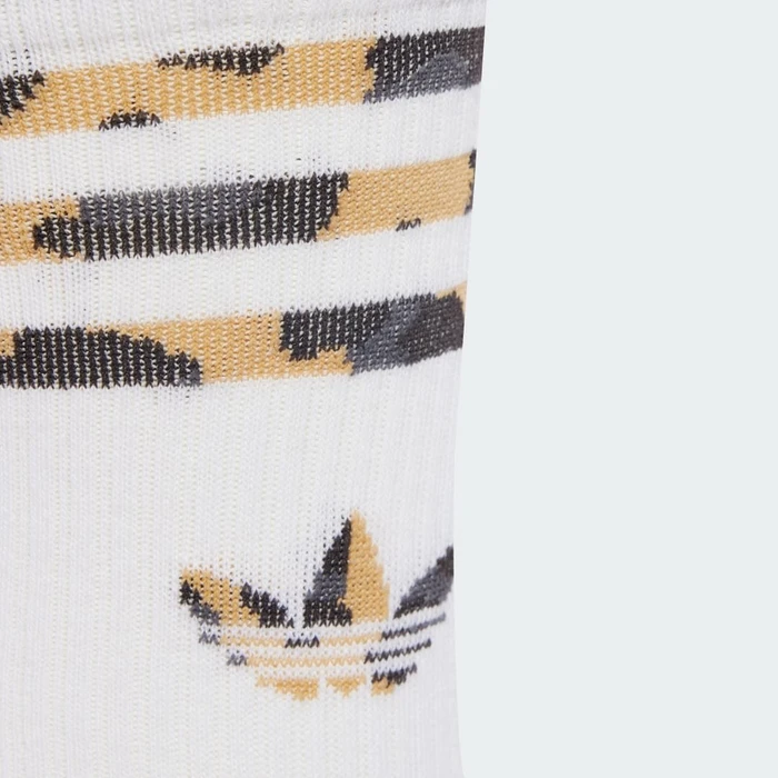 adidas Leopard Crew Socken bronze strata/black, 2 Paare