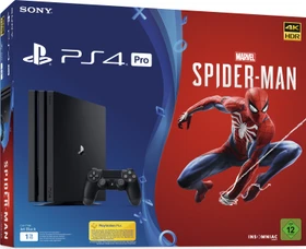 Sony PlayStation 4 Pro - 1TB Marvel's Spider-Man Bundle schwarz