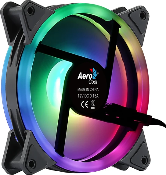 AeroCool Duo 12 Pro, LED-Steuerung, Fernbedienung, 120mm, 3er-Pack