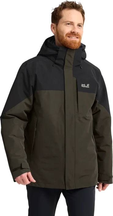Jack Wolfskin Romberg 2 3in1 Funktionsjacke obsidian moss (Herren)