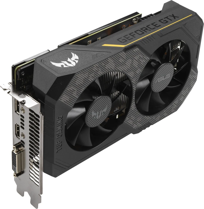 ASUS TUF Gaming GeForce GTX 1660 SUPER OC, TUF-GTX1660S-O6G-GAMING, 6GB GDDR6, DVI, HDMI, DP