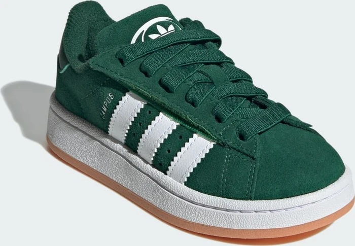 adidas Campus 00s Comfort Closure Elastic Lace dark green/cloud white/gum (Junior)