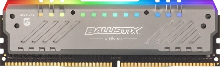 Crucial Ballistix Tactical Tracer RGB UDIMM 8GB, DDR4-3000, CL16-18-18, 1R
