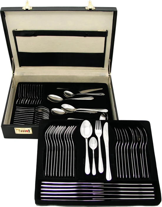Gräwe Salzburg Besteckkoffer Besteck-Set, 68-tlg.