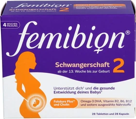Femibion 2 Schwangerschaft Kapseln + Tabletten,    56 Stück (28x Tablette + 28x Kapsel)