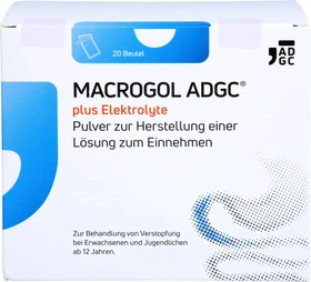 Zentiva Macrogol ADGC plus Elektrolyte Pulver Beutel, 20 Stück