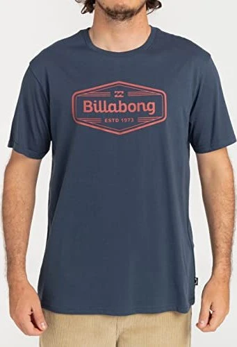 Billabong Trademark T-Shirt kurzarm denim (Herren)