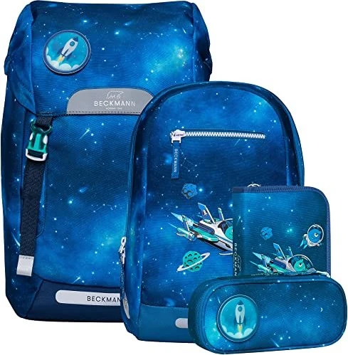Beckmann Classic Maxi Galaxy Schulrucksack-Set, 5-tlg.