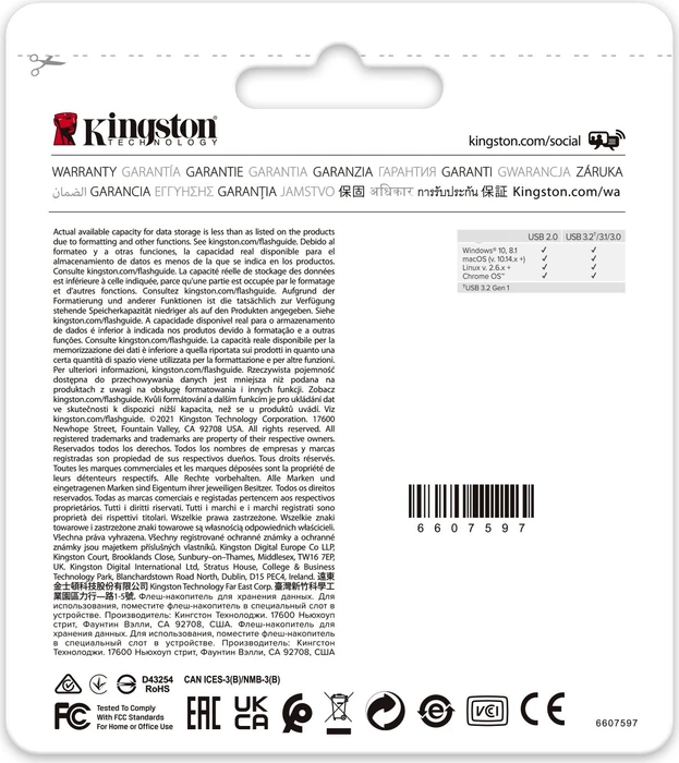 Kingston DataTraveler Exodia M 64GB, USB-A, USB 3.2 Gen 1×1, 2er-Pack