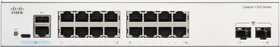 Cisco Catalyst 1300 Rackmount Gigabit Managed Switch, 16x RJ-45, 2x SFP (C1300-16T-2G)