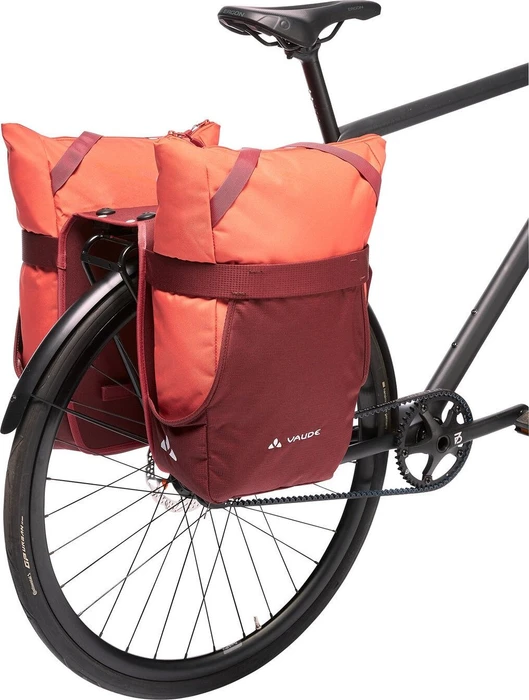 Vaude TwinShopper UniKlip 2 Gepäcktasche hotchili